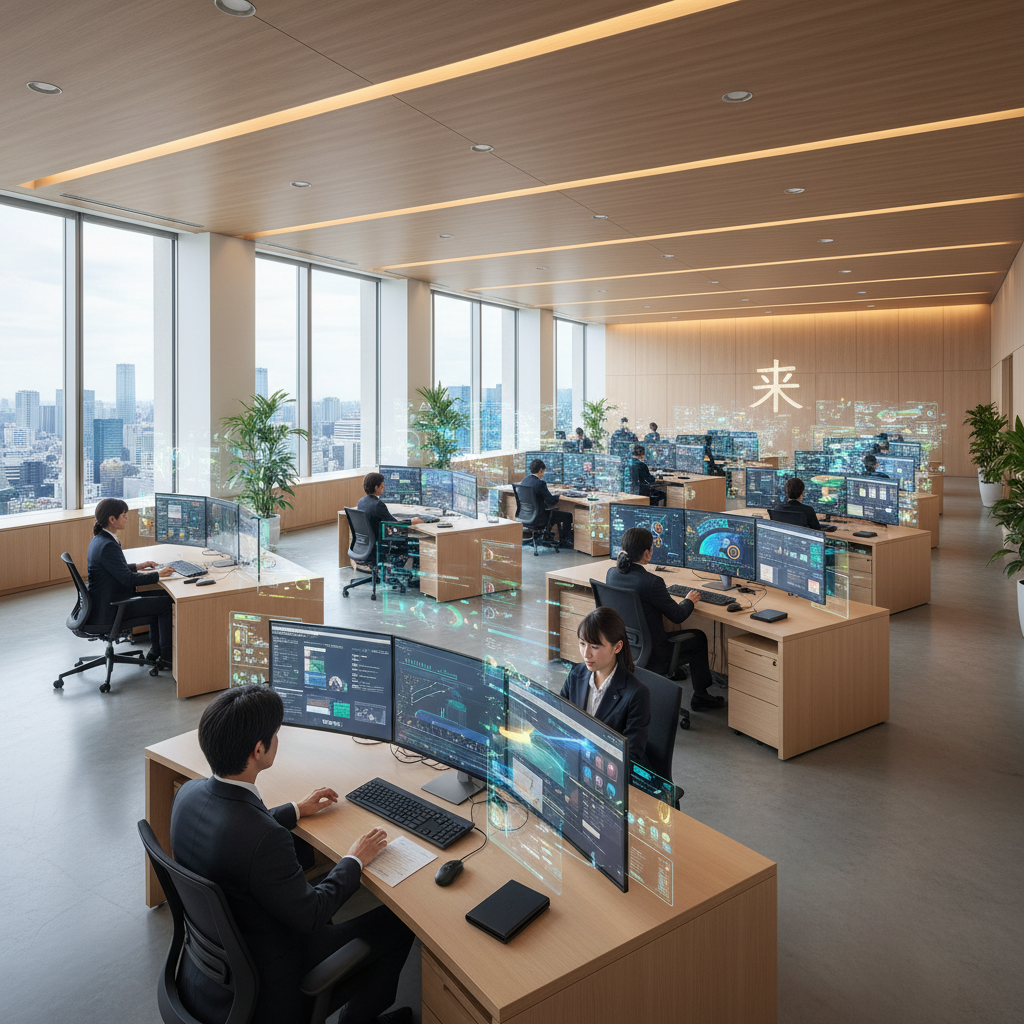 Japan Equips 180,000 Government Workers With Generative AI Under Broad Public Sector Push — illustration for ai-policy-and-regulation article on 99AIPro