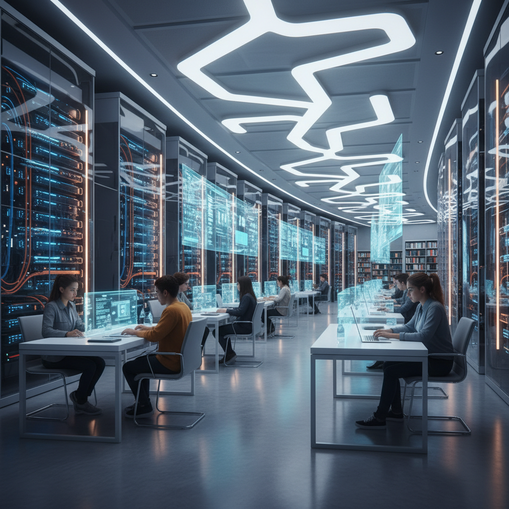 The Campus Compute Crisis: How Student AI Adoption is Reshaping University Infrastructure — illustration for ai-in-education article on 99AIPro