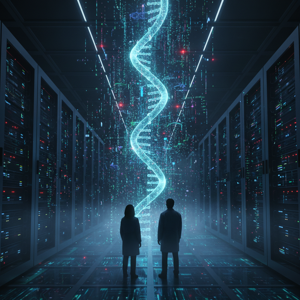 Aladynoulli AI Sparks Healthcare Ethics Crisis Over Genetic Profiling — illustration for ai-policy-and-regulation article on 99AIPro